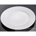 glazed brand hand-painted picnic round pure super white creamy plate